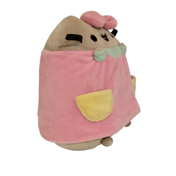 GUND Hello Kitty x Pusheen Plush 10" Pink Costume Dress Up Cat Sanrio 2021 - Picture 12 of 14